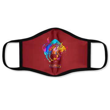 Discover Taurus Zodiac Sign Face Mask