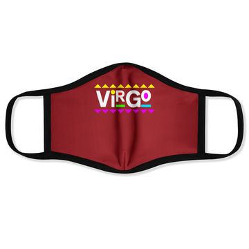 Discover Virgo Zodiac Design 90s Style Face Mask