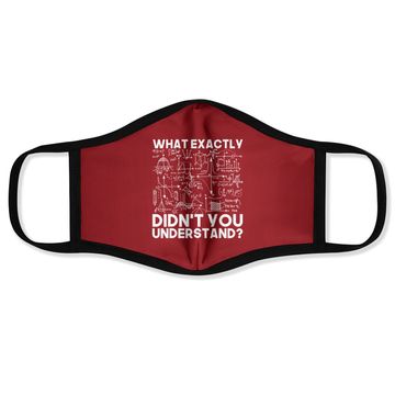 Discover Science Gift Idea Physicist Math Physics Face Mask