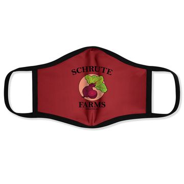 Discover Schrute Farms Beets Office Parody Original Design Face Mask