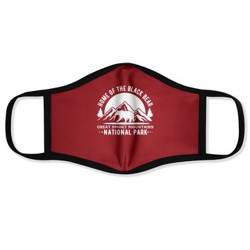 Discover Great Smoky Mountains National Park Us Black Bears Vintage Face Mask