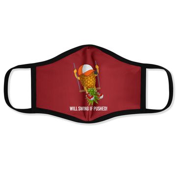 Discover Pineapple Swinging Lifestyle Face Mask