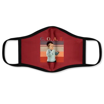 Discover Vintage Goat Mma Hasbulla Fighting Meme Customized Handmade Face Mask