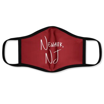 Discover Newark New Jersey Usa American City Face Mask