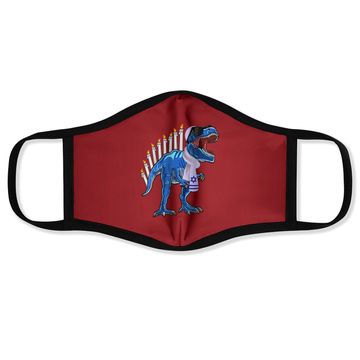 Discover T Rex Dinosaur Hanukkah Face Mask