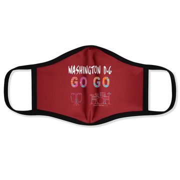 Discover Washington D.c Go Go Music Lover Gift Face Mask
