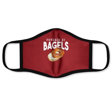 Discover Bagel Lover Gifts - Powered By Bagels Gift Face Mask