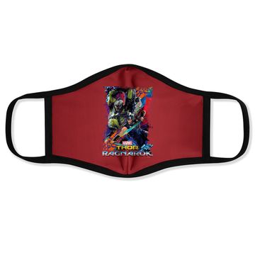 Discover Marvel Thor Ragnarok Hulk Neon Pop Face Mask