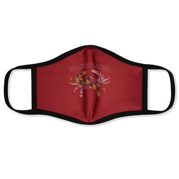 Discover Maryland State Blue Crab Pride Flag Face Mask