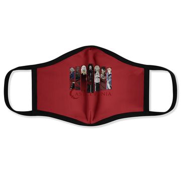 Discover Castlevania Character Panels Face Mask