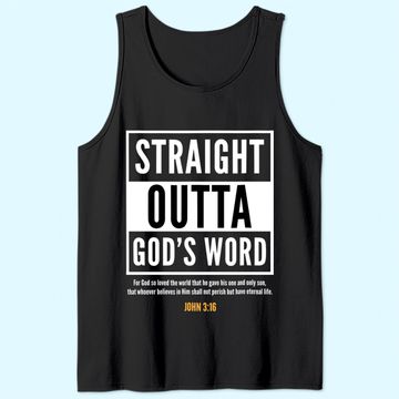 Discover Straight Putta Gods Word Christian Tank Top