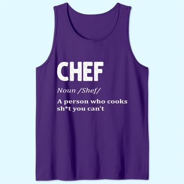 Discover Chef Men's Tank Top Definition
