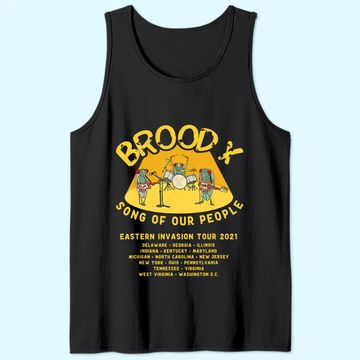 Discover Cicada 2021 Men's Tank Top Brood X Song Of Our People