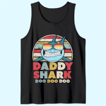 Discover Daddy Shark Tank Top Tank Top