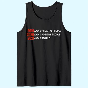 Discover Avoid People Year 2021 Lockdown Social Distancing Tank Top