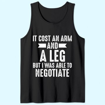 Discover Amputee Able To Negotiate Funny Leg Amputee Tank Top