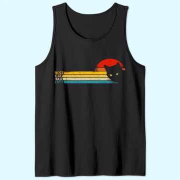 Discover Best Cat Dad Ever Tank Top