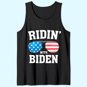 Discover Joe Biden Kamala Harris 2020 - RIDIN' WITH - Liberal Tank Top