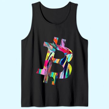 Discover Painted Bitcoin Tank Top