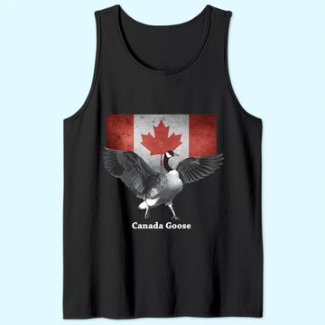 Discover Proud Canadian Flag Canada Goose TTank Top