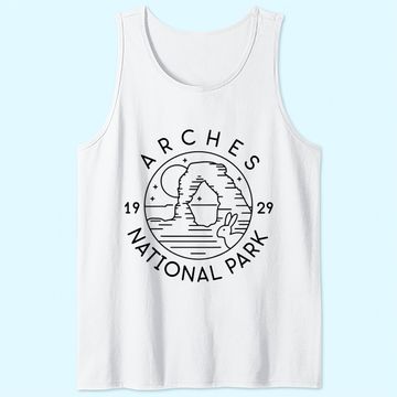 Discover Arches National Park 1929 Moab Utah Tank Top