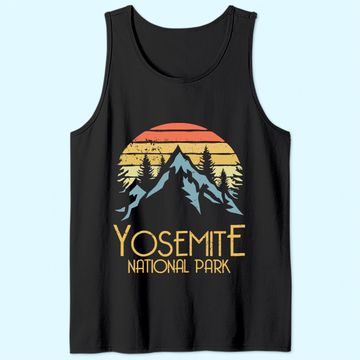 Discover Vintage Yosemite National Park California Tank Top