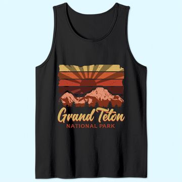 Discover Vintage National Park Tank Top Grand Teton National Park Tank Top