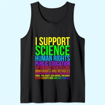 Discover Science Human Rights Education Health Care Freedom Message Tank Top
