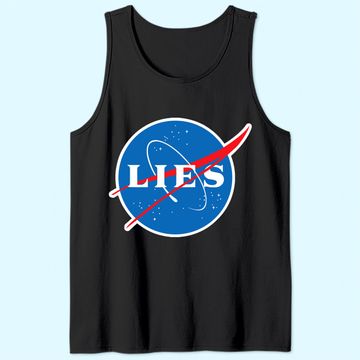 Discover NASA Lies Flat Earth Tank Top