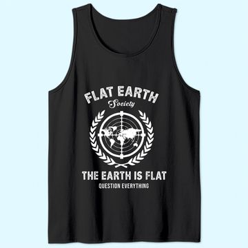 Discover Flat Earth Tank Top
