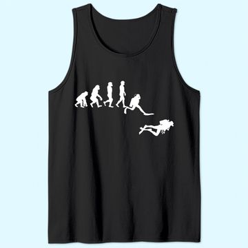 Discover Scuba Dive T- Tank Top Evolution Diving Diver Ocean Lover Gift