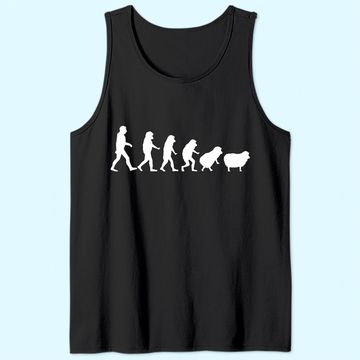 Discover Conspiracy Theorist Human Evolution Wake Up Sheeple Sheep Tank Top