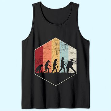 Discover Vintage Men Evolution Bass Guitar Tank Top