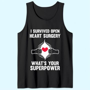 Discover I Survived Open Heart Surgery Open Heart Surgery Men Women Tank Top