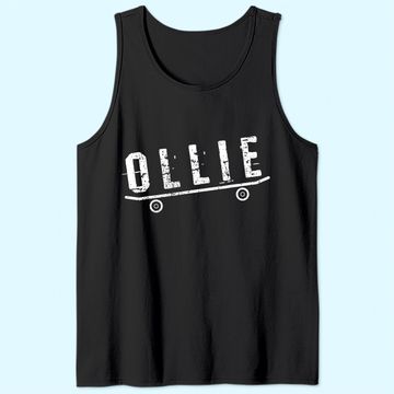 Discover Skateboarder Ollie Skateboard Tank Top