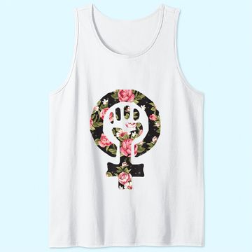 Discover Feminist Symbol Protester Support Tank Top Resist Fist