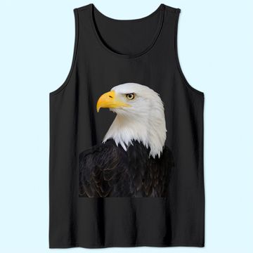 Discover Bald Eagle Tank Top Bald Eagle Bird Face Tee