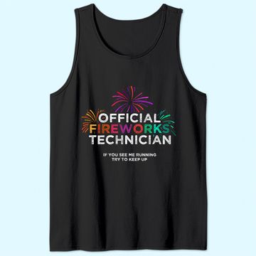 Discover  Fireworks Technician Tank Top Tank Top
