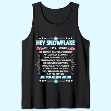 Discover Hey Snowflake The Real World Tank Top