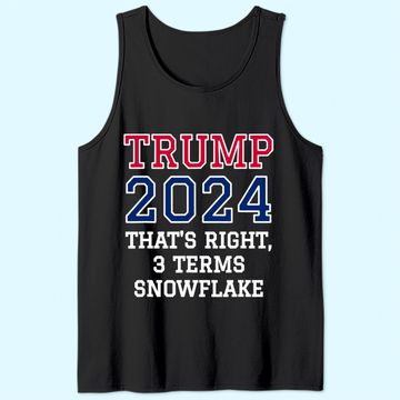 Discover Trump Snowflake Red White & Blue Tank Top