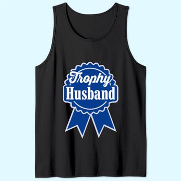 Discover Trophy Husband Retro Ribbon Style Tank Top