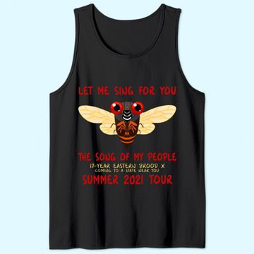 Discover Brood X Cicada Mandala Summer 2021 Tank Top