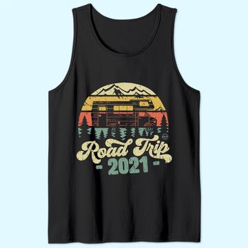 Discover Road Trip 2021 Retro Vintage Tank Top