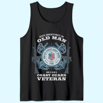 Discover U.S Coast Guard Veteran Tank Top