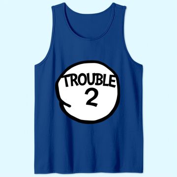 Discover Trouble 2  Matching Group Trouble Tank Top