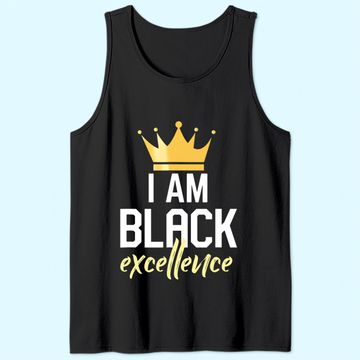 Discover I Am Black Excellence Tank Top