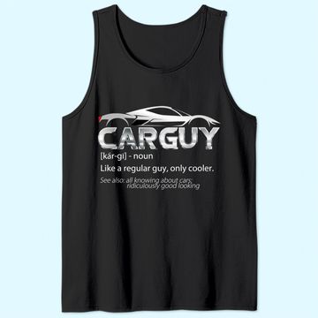 Discover Car Guy Sport Car Mechanic Tank Top