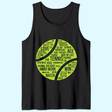 Discover Tennis Quote Tank Top