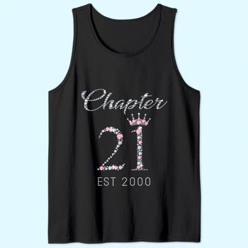Discover Chapter 21 EST 2000 21st Birthday Tank Top