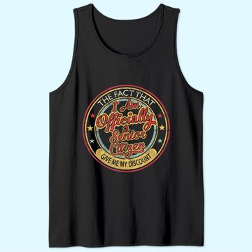 Discover 65 Year Old Gifts ly A Senior Citizen 65th Birthday Tank Top